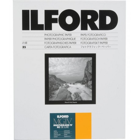 Ilford paper 17.8x24cm MGIV MGIV 25M satin 25 sheets (1772018)