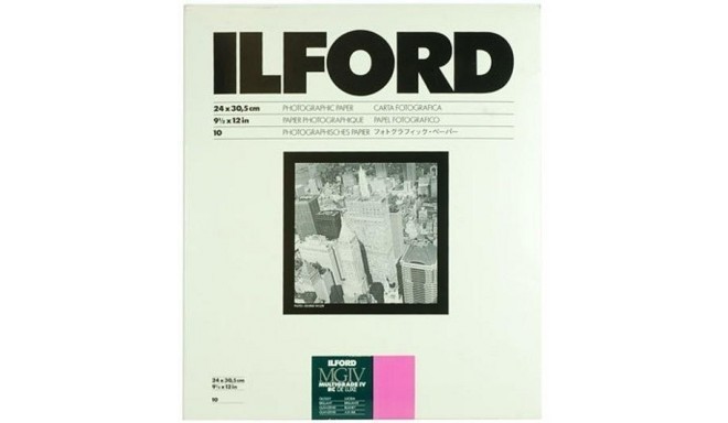 Ilford papīrs 24x30,5cm MGIV 1M glancēts 10 lapas (1770504)