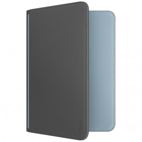 UNIQ Uniq Belmont Passport Case with Apple Find My RFID Blocking Gray Blue