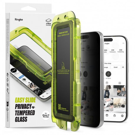 Ringke Ringke Easy Slide 2-pack Privacy Glass for iPhone 17 Pro Max