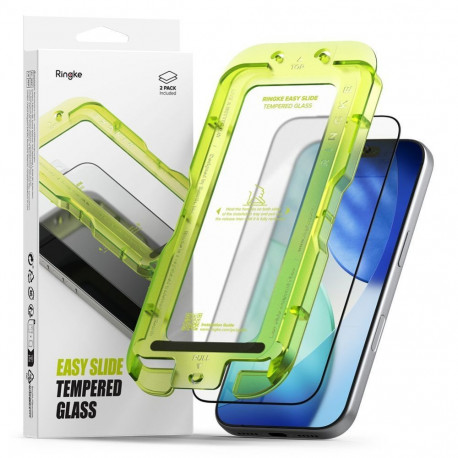 Ringke Ringke Easy Slide 2-pack tempered glass for iPhone 17 Pro Max - black