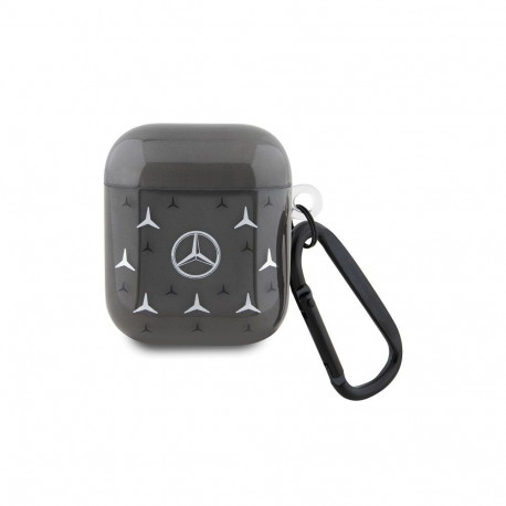Mercedes-Benz Mercedes MEA28DPMGS AirPods 1/2 cover black/black Large Star Pattern