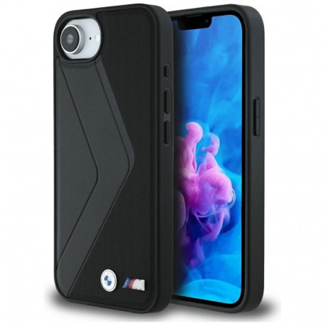 BMW BMW Oversized Stripes MagSafe case for iPhone 16e - black