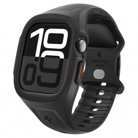 Spigen Spigen Liquid Air Pro Strap for Apple Watch 46mm - Matte Black