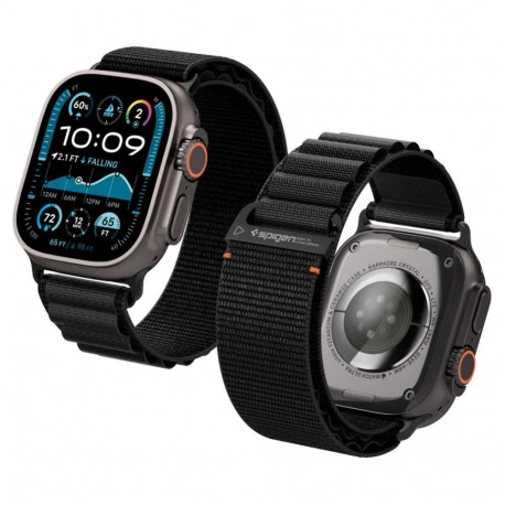 Spigen Strap Spigen WBF1 Strap for Apple Watch 44 / 45 / 46 / 49 mm - Black
