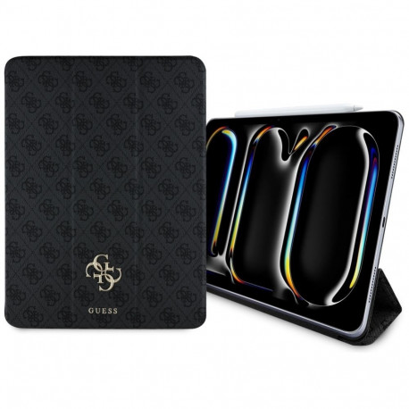Guess Guess GUFC13PM24PS4SGK iPad Pro 13" 2024 black/black Magnetic 4G Big Logo