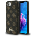 Guess Guess Peony Script Logo MagSafe iPhone 16e Case Black