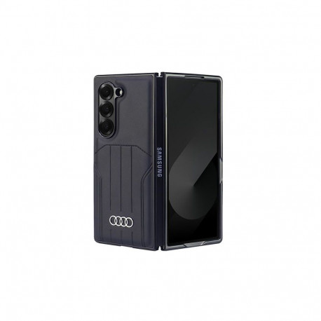 Audi Audi Synthetic Leather MagSafe Case for Samsung Galaxy Z Fold 6 - Black