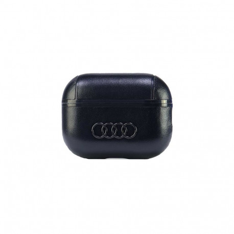 Audi Audi Leather Big Logo AirPods Pro 2 cover black/black AU-APP2-GT/D3-BK