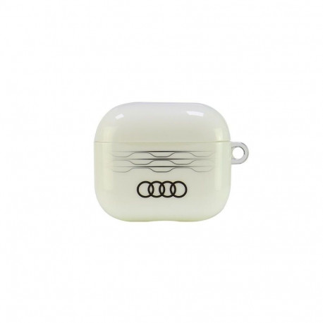 Audi Audi IML Geometric Pattern AirPods 3 Case - White