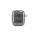 Audi Audi IML Geometric Pattern Case for AirPods 1 / 2 - Gray