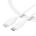 Tactical - Tactical Smooth Thread Cable USB-C/Lightning 0.3m White