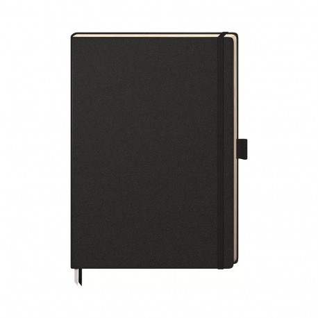 Kaustik Brunnen Kompagnon A6, 96 lehte, must, ruuduline