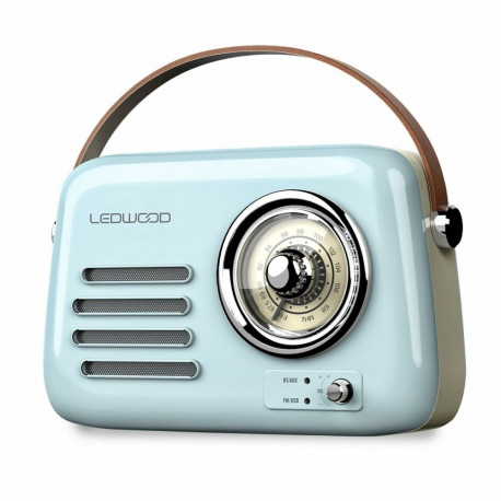 Transistorraadio Ledwood ALMA BLUE Sinine 30 W