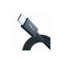 3MK Thunderbolt - Thunderbolt USB Cable 1 m Black (Accessories - 3mk Hyper ThunderBolt Cable 240W)