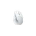 Logitech LIFT Wireless Mouse, RF Wireless + Bluetooth, 4000 DPI, Off-white