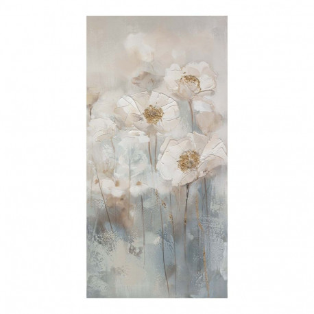 Õlimaal 60x120cm, valged õied