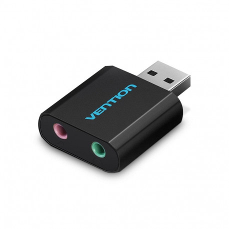 Vention USB väline helikaart must metallist
