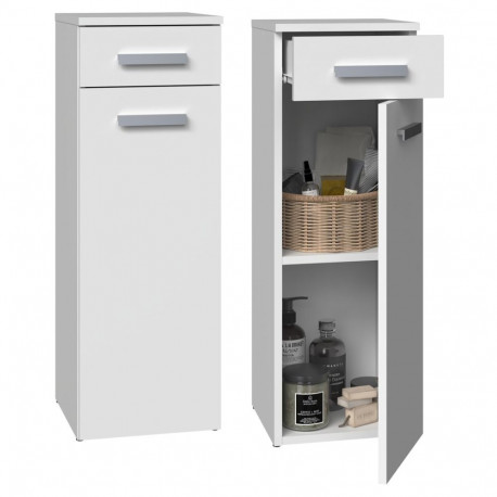 Topeshop NEL V DS BIEL valge vannitoa hoiukapp