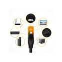 UTP patchcord cable cat6 2xRJ45 25m black