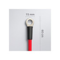 Battery cable with M8 connector terminals