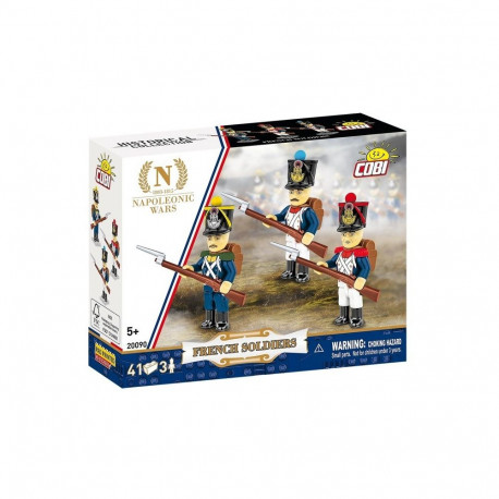 Klocki Francuscy żołnierze 41 elementów