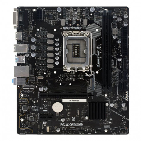 Mainboard|BIOSTAR|H610MHD D5|Intel H610|LGA 1700|micro ATX|RAM DDR5-SDRAM|2xSlots|H610MHDD5