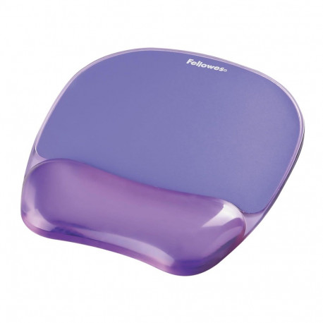 Fellowes mouse pad with wrist support Crystal Gel, purple (9144104)