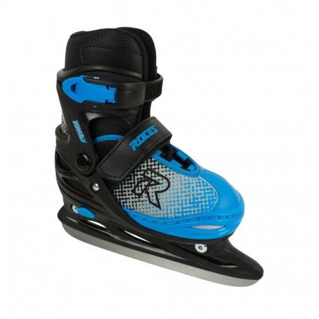 Łyżwy Roces Jokey Ice X czarno-niebieskie 450745 001 34-37