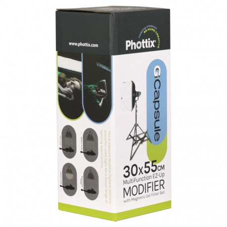 Lighting Modifier - Phottix G-Capsule Softbox 30x55cm Bowens Mount