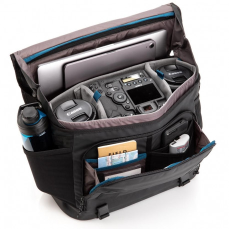Camera Bag - Tenba DNA 16 DSLR Messenger Bag for Camera and Laptop - Black