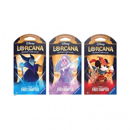 Trading Card - Disney Lorcana The First Chapter Sleeved Booster Pack 12 Cards