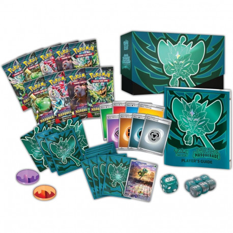 Trading Card Game - Pokémon Scarlet & Violet Elite Trainer Box Ogerpon 9 Packs