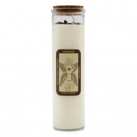 Candle - Ancient Wisdom Magic Spell Trust 50h Burn Cinnamon Scent 454g