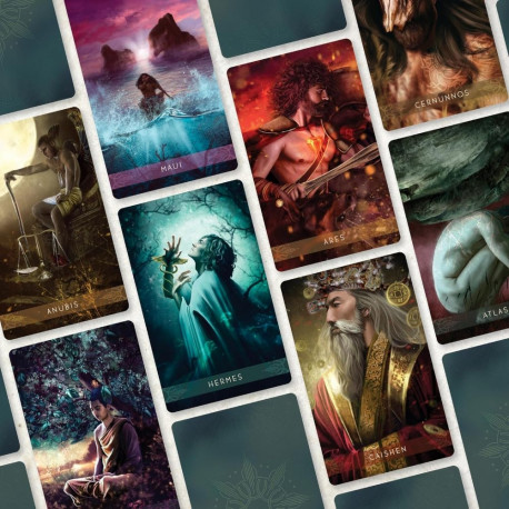 Oracle Deck - Divine Masculine Healing Oracle 44 Cards 176-Page Guide