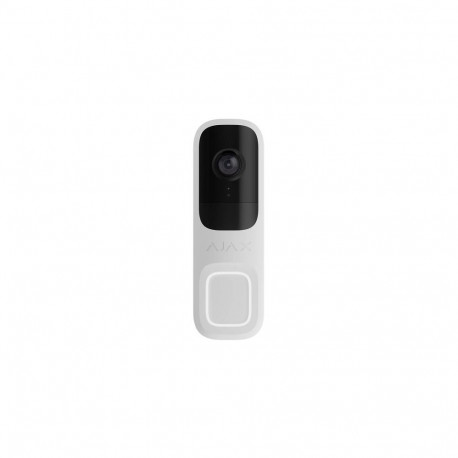 Smart Video Doorbell AJAX DoorBell 4MP 155° Wide-Angle Wi-Fi White