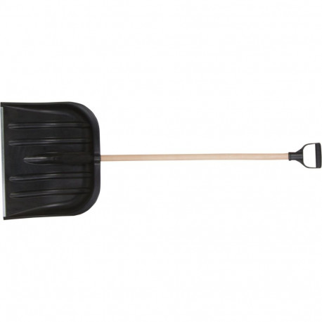 lumelabidas 485mm 395mm plastmassist terasest tugevdus puidust varrega käepidemega