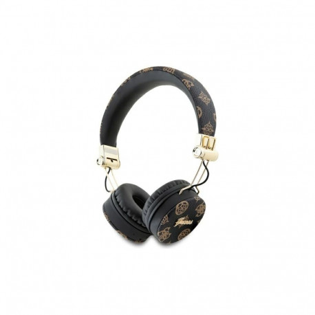 Guess Guess Bluetooth ENC GUBH70EPOSMK on-ear headphones black/black Peony Script Round Shape