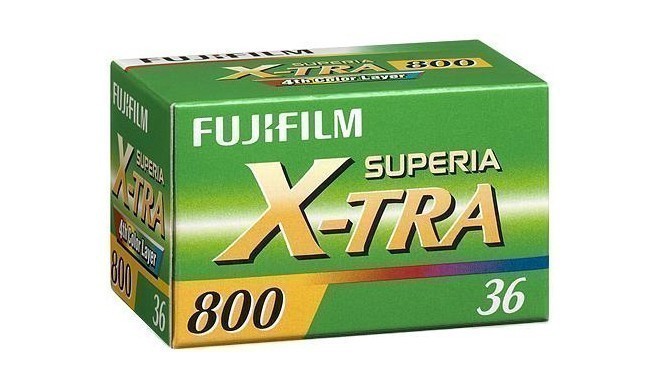 Fujicolor film Superia X-TRA 800/36