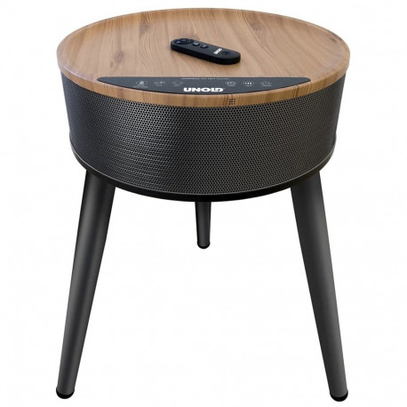 Unold fan heater table Henry black/wood, 2,000 watts