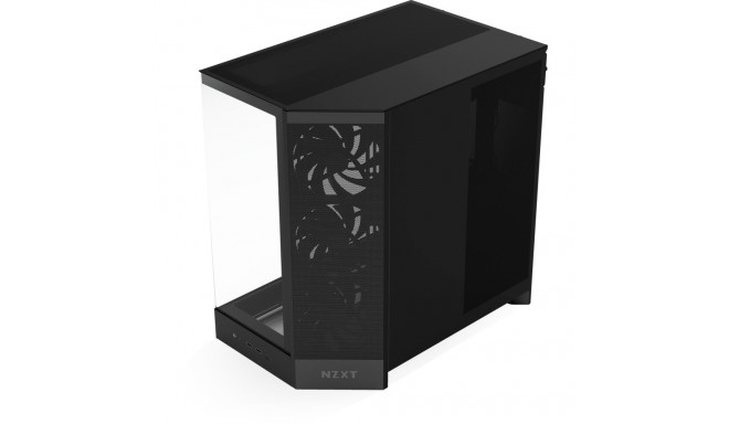 H9 Flow  (schwarz (matt), Tempered Glass x 2)