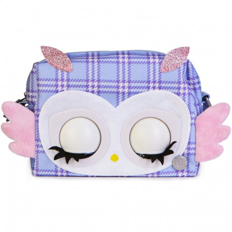 Purse Pets - Print Perfect Eule (lila/rosa)