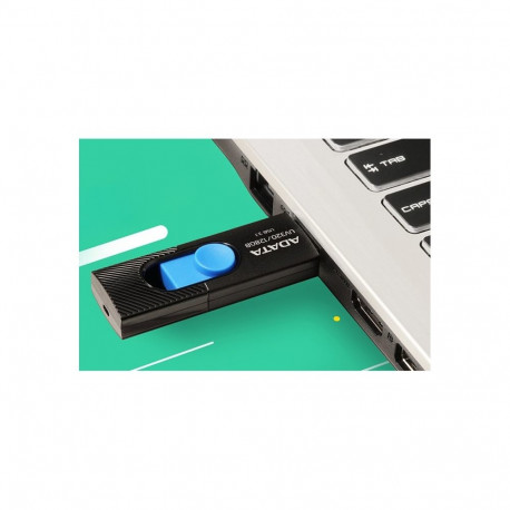 Adata mälupulk 128GB UV320 USB 3.2, must/sinine