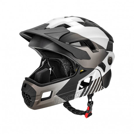 Rockbros TS-61 10110061005 Children's Bike Helmet with Detachable Chin Size S (48-54) - Gray
