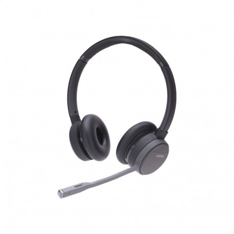 AGFEO Infinity Headset Wireless Head-band Office/Call center Bluetooth Black