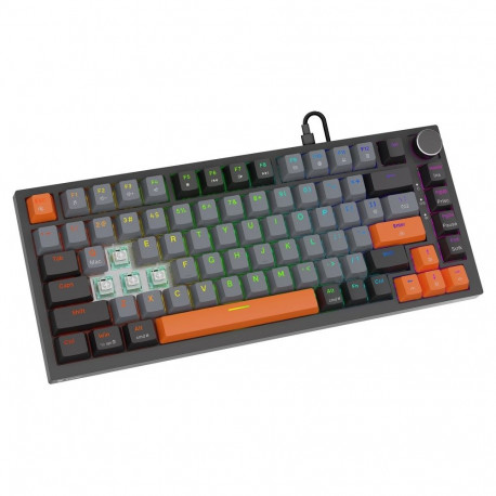 Savio ASTRAL BLACK JADE 3 värvi mänguklaviatuur USB QWERTY US International