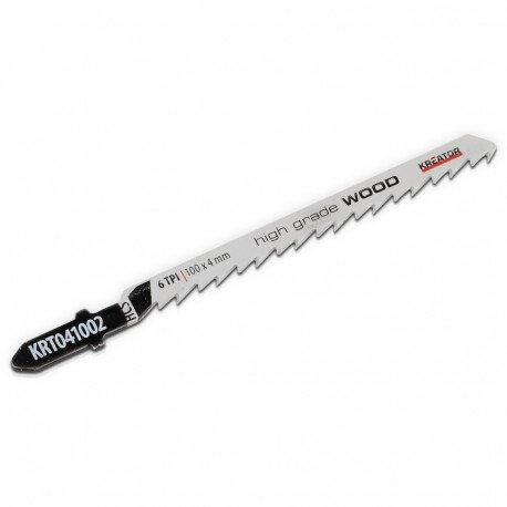 Kreator KRT041002 Puslehtpuu leht HCS puidule, 100x4mm, 6TPI, 2 tk, lõikepikkus 75mm, puit 60mm, pla