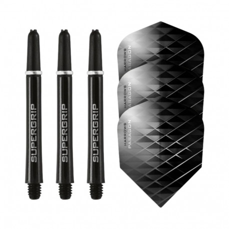 Harrows Twin Pack 3 Flights+3 Shafts Paragon