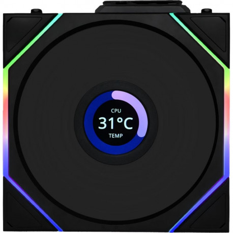 Lian Li UNI FAN TL Wireless LCD 120 black fan (12TLLCD1W1B)