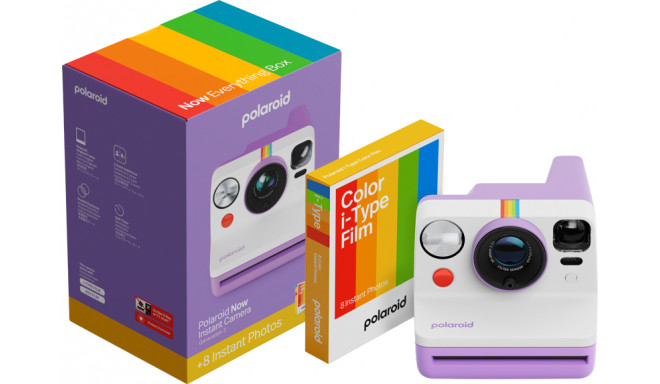 Polaroid Now Gen 3 Bundle, purple